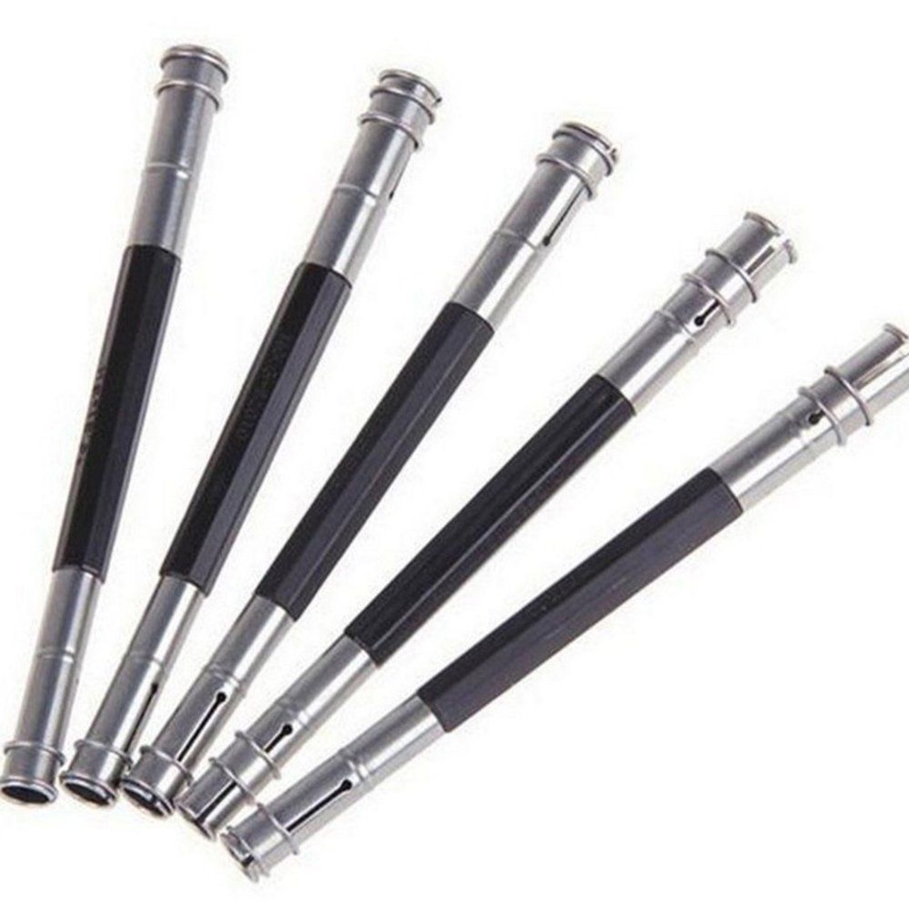 Double Head Art Pencil Lengthening Lengthened Pencil Extender Holder Black