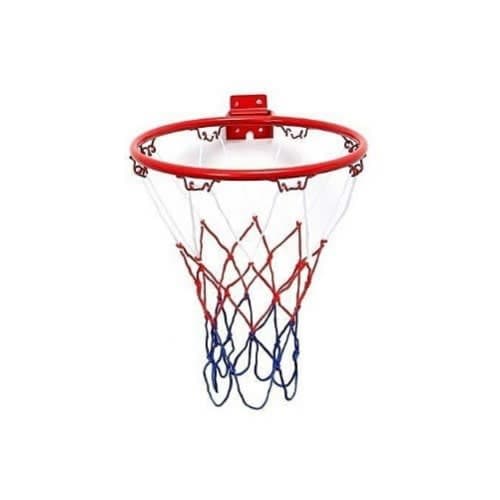 Wall Mounted Hanging Basketball Goal Hoop Rim Net Metal Sporting Goods Netting 32cm