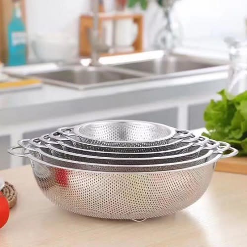 Set Of 6 Stainless Steel Colander