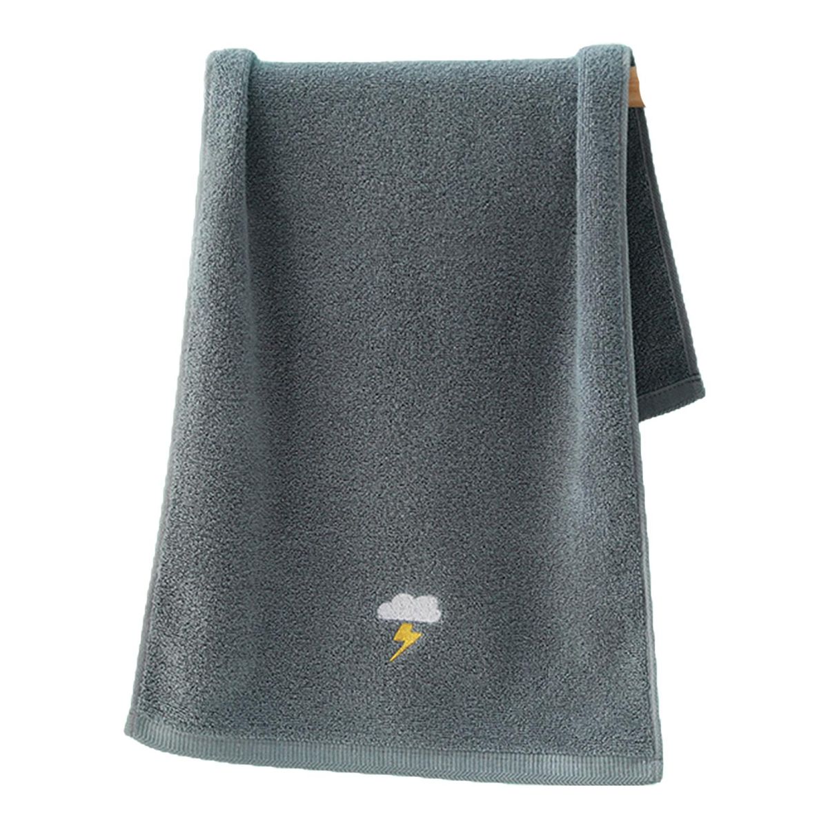Soft Cotton Hand Towel Soft Absorbent Cotton Hand Towel Set for Kids Grey