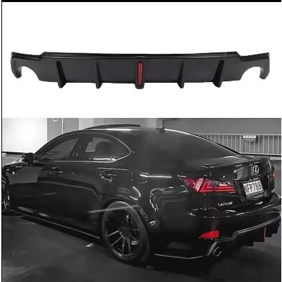 Carbon Fiber Rear Bumper Diffuser For Lexus Is250