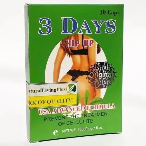 3 Days Hip Up Capsule - 10 Capsules.