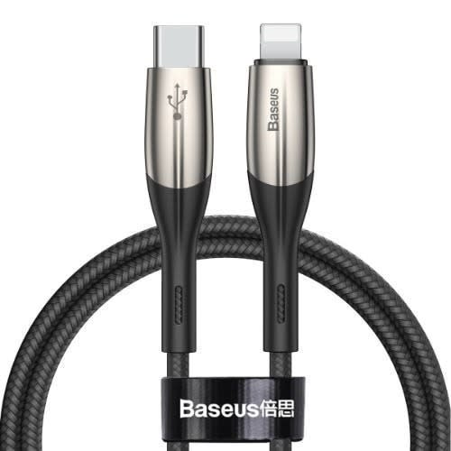Baseus Horizontal Pd Flash Charge Cable - Black.
