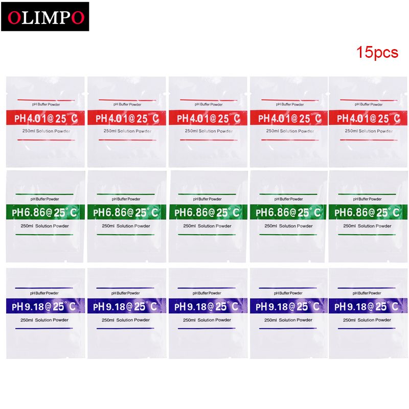 15pcs Lot PH Buffer Measure Calibration Solution Ph 4.00