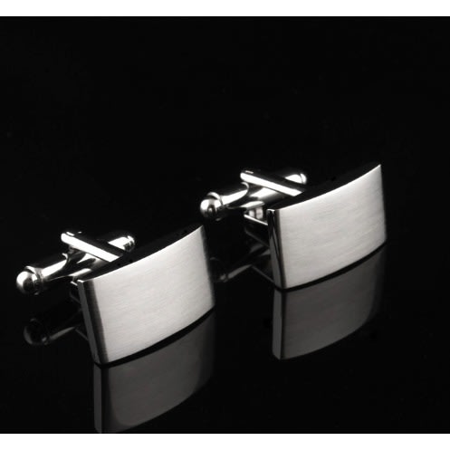 Men Cufflinks + Tie Clip +Gift Box