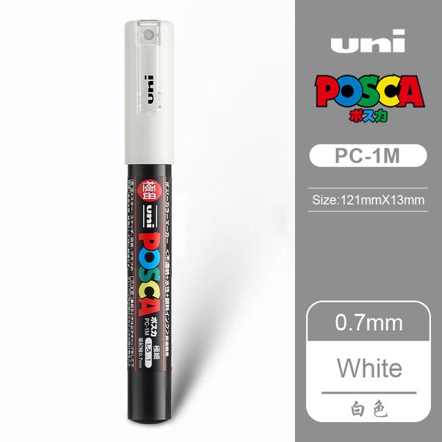 1pcs Uni Posca Pc-1m 21-Color Advertising Pen Graffiti Pen