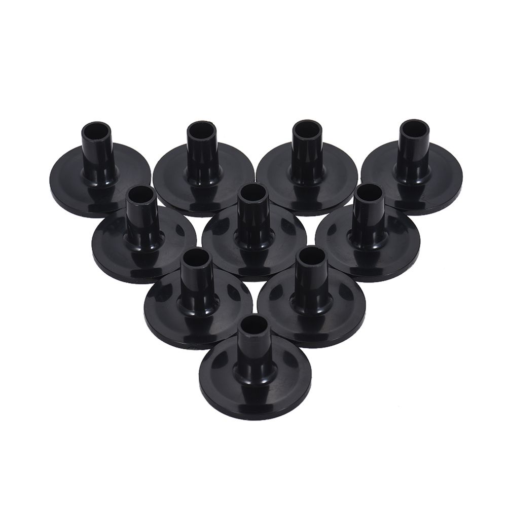 Black Drum Cymbal Sleeves Plastic Drum Set Cymbal Stands
