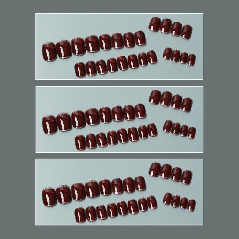 MA Line Glitter Point Nail Tips 24p, 3EA, TYPE1