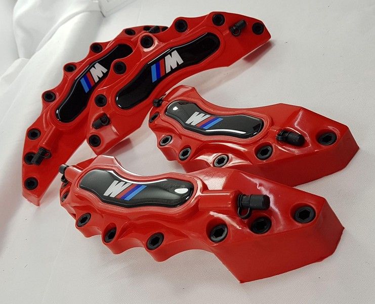 Caliper Covers - Red Brake Caliper Covers - 4 Pieces