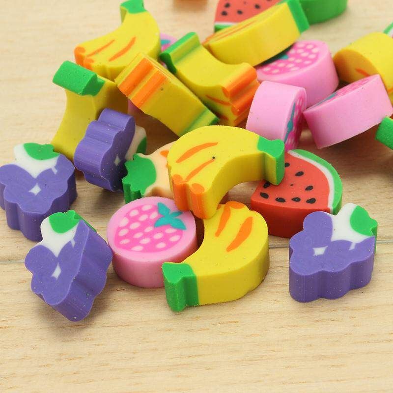 Cute Rubber Eraser Kid Gift School Supplies Stationery Borracha Material Escolar Utiles Escolares Papelaria Avocado