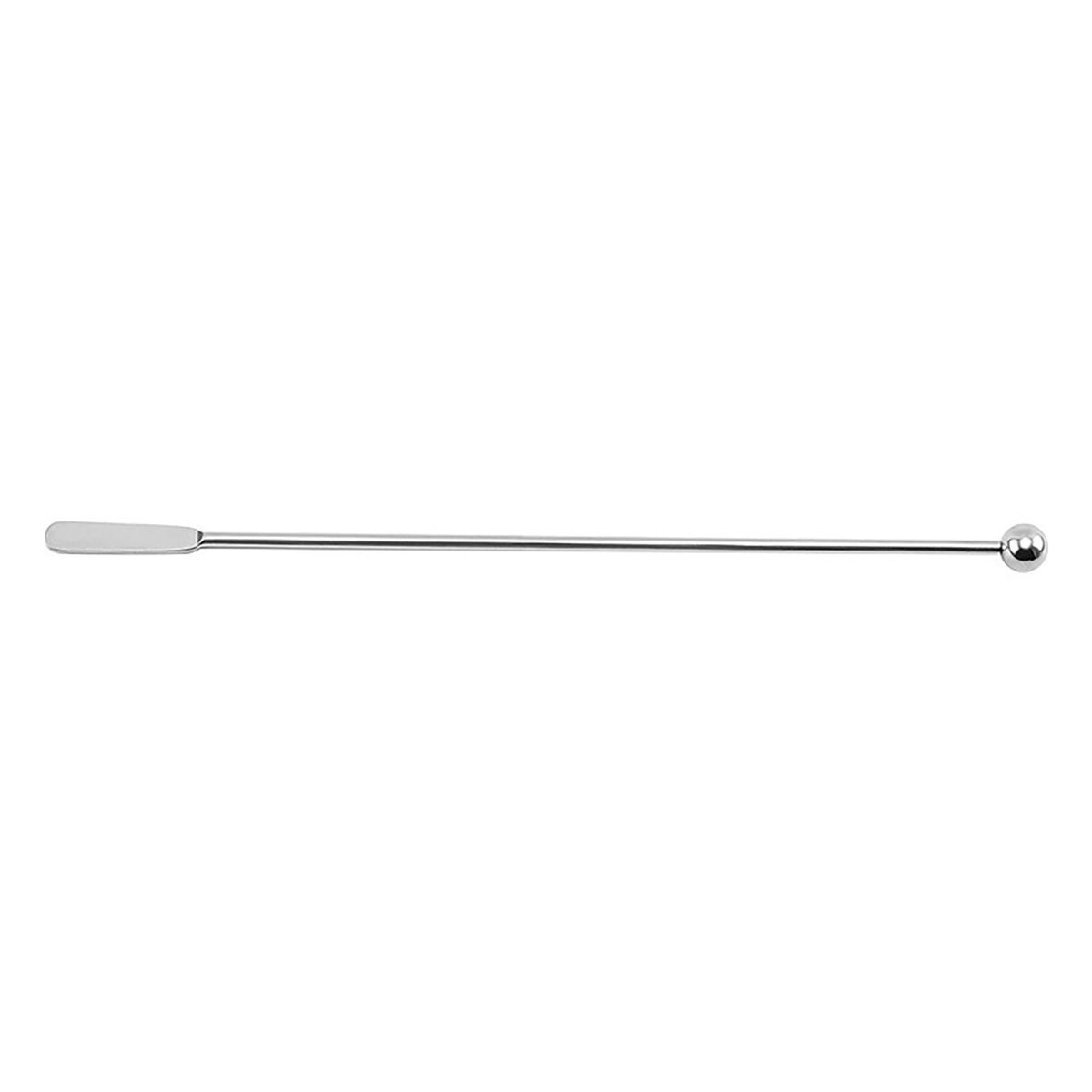 Swizzle Stick Ergonomic Design Cocktail Stick Silver