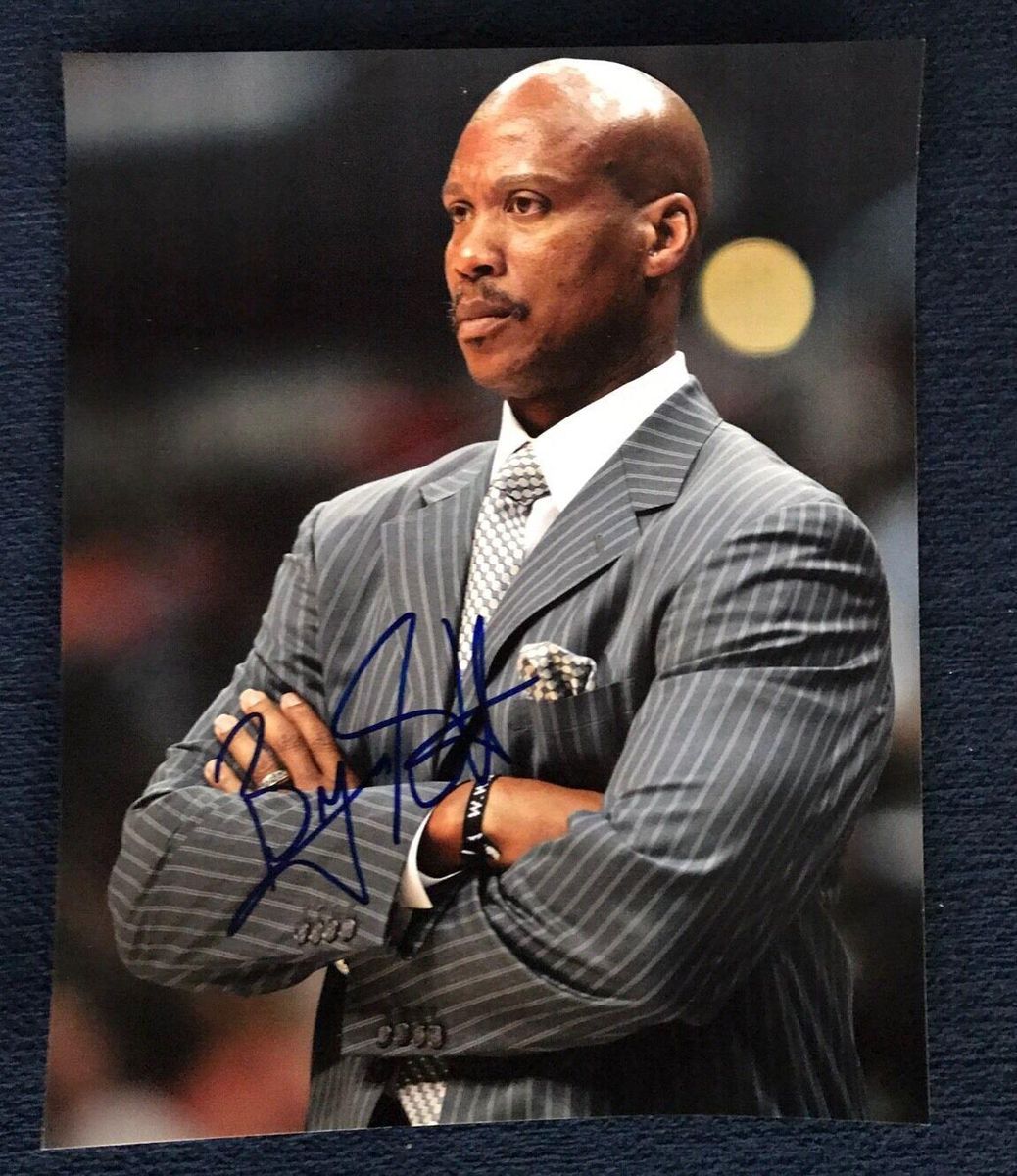 Byron Scott Signed 8 X 10 Photo Poster painting Autographed Basketball