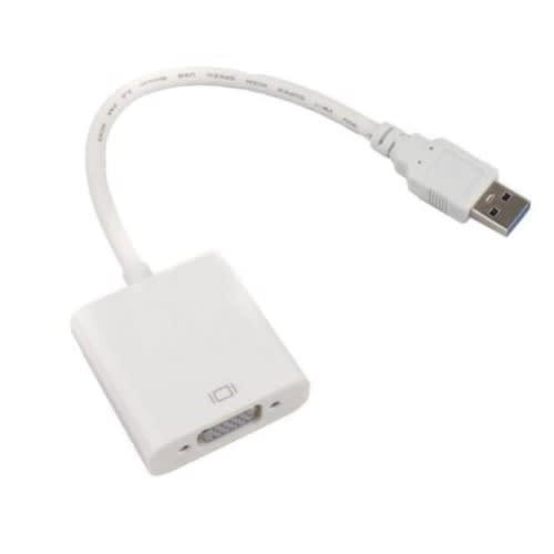 USB To VGA Converter - White