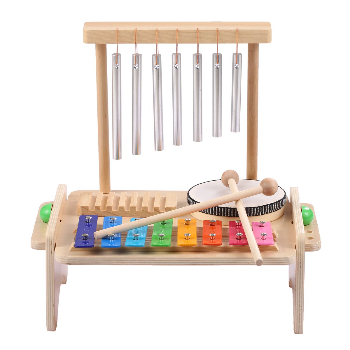 Wind Chime Combination Set Kids Drum Set Windchime