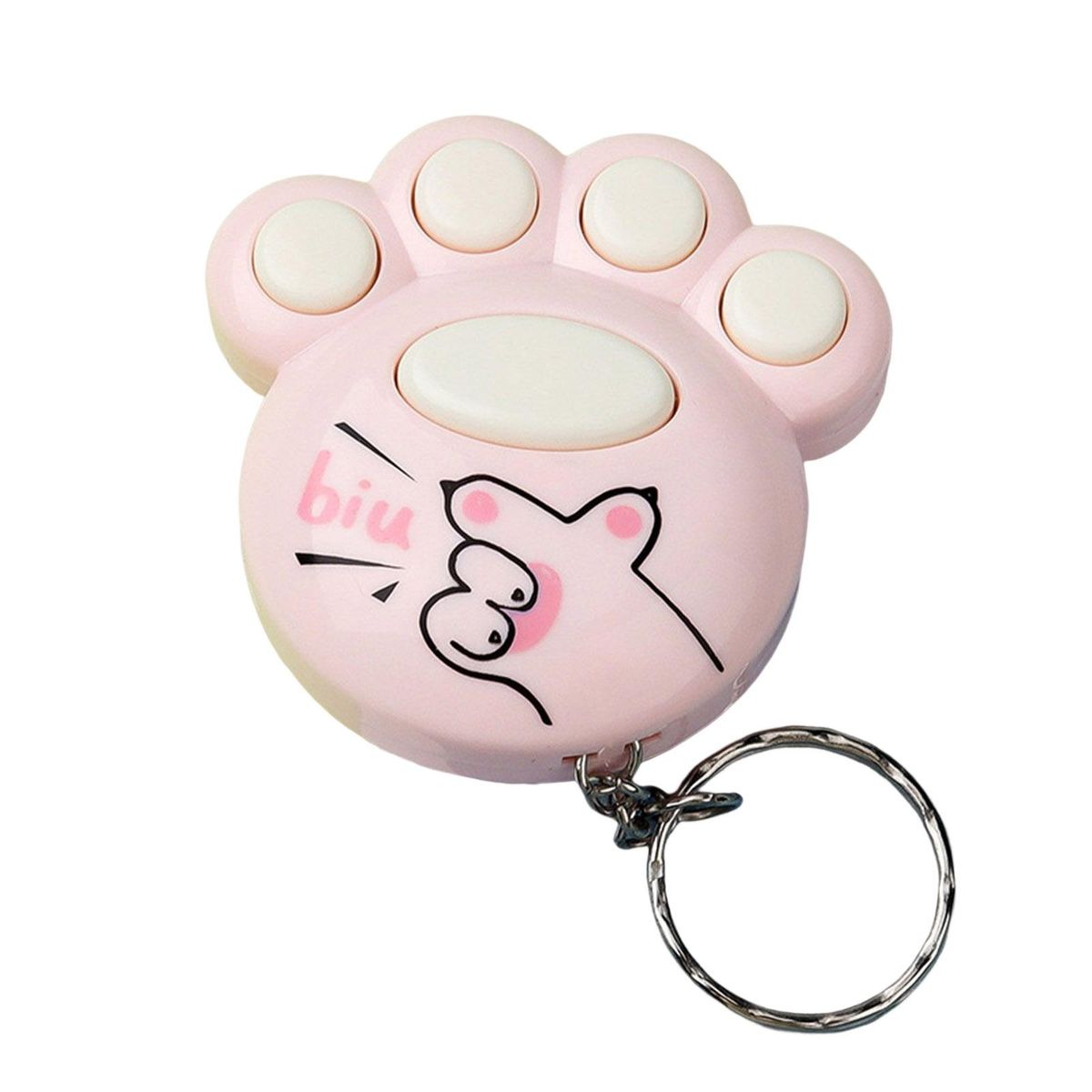 Memory Game Machine Cat Claw Game Machine Keychain Ornament Pink
