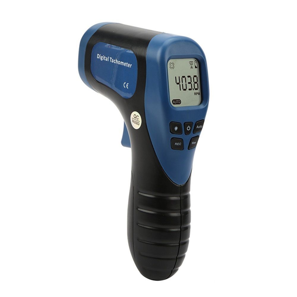 Digital Laser Tachometer Non-contact LCD Back-light Handheld Measuring Instruments Engine RPM Motor Tester Meter Speed Gauge