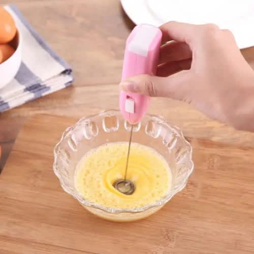 Mini Handheld Electric Egg Beater mini hand mixer -pink