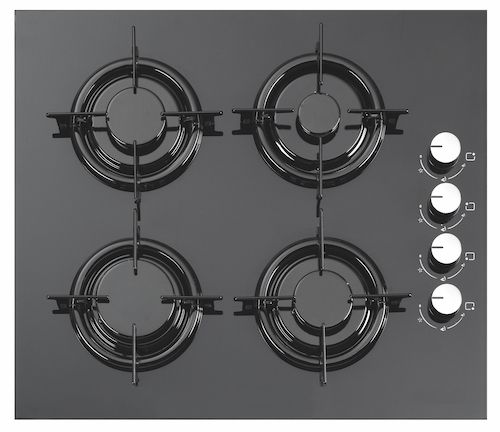 Black Glass Gas Cooker With Full Safety
