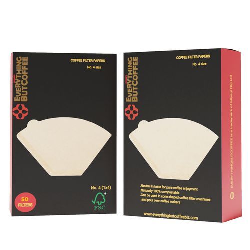 2 Packs Of Coffee Filter Paper 1x4 By 50 In A Pack