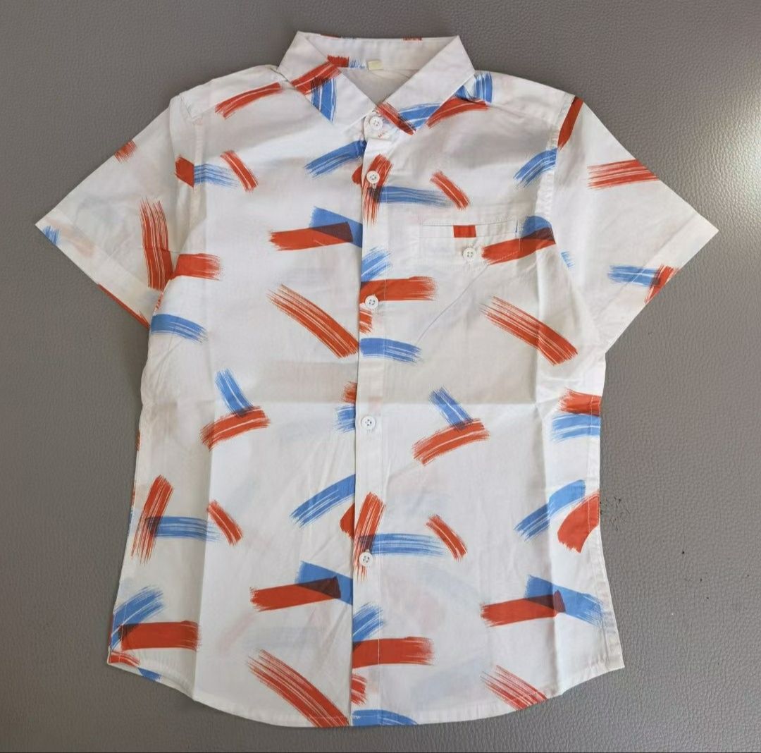 Boy's Shortsleeve Cotton Shirt