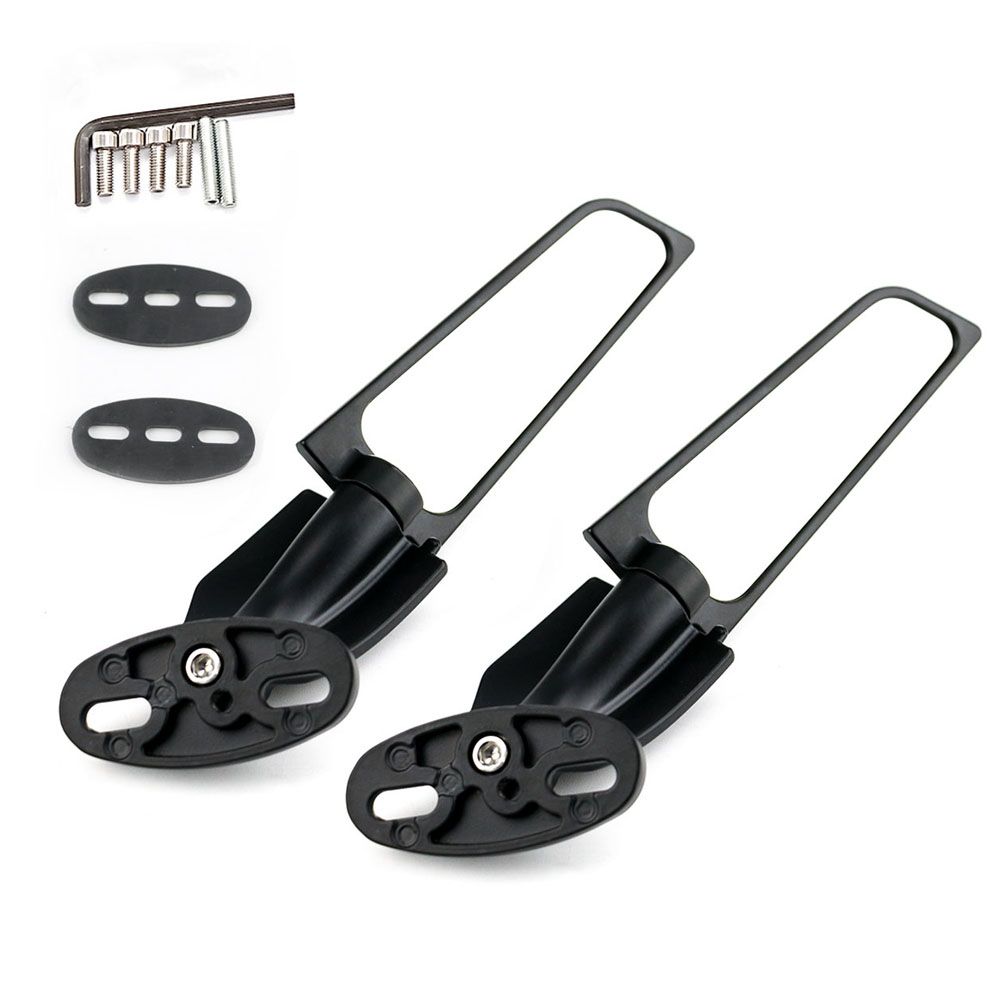 2pcs Motorcycle Wind Swivel Wing Universal Rearview Mirror