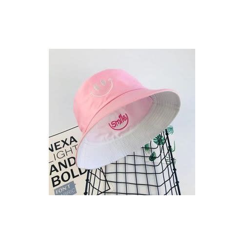 Reversible Bucket Hat - Pink  White