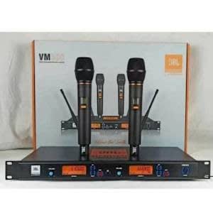 Jbl Vm500 Uhf Wireless Microphone - Dual Channel True Diversity Mic With Long Distance Rang