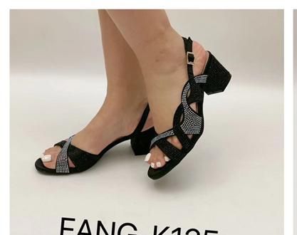 Gorgeous Ladies Block Heel Sandals-Black