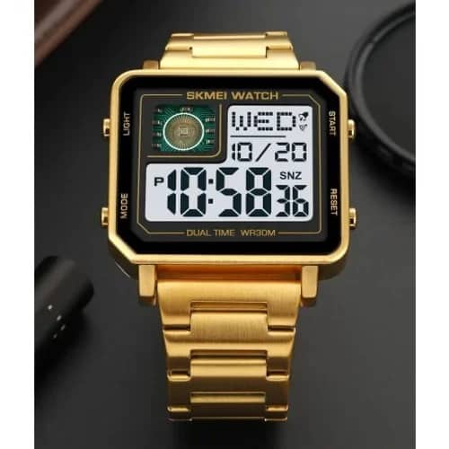 Square Digital Sport Wristwatch