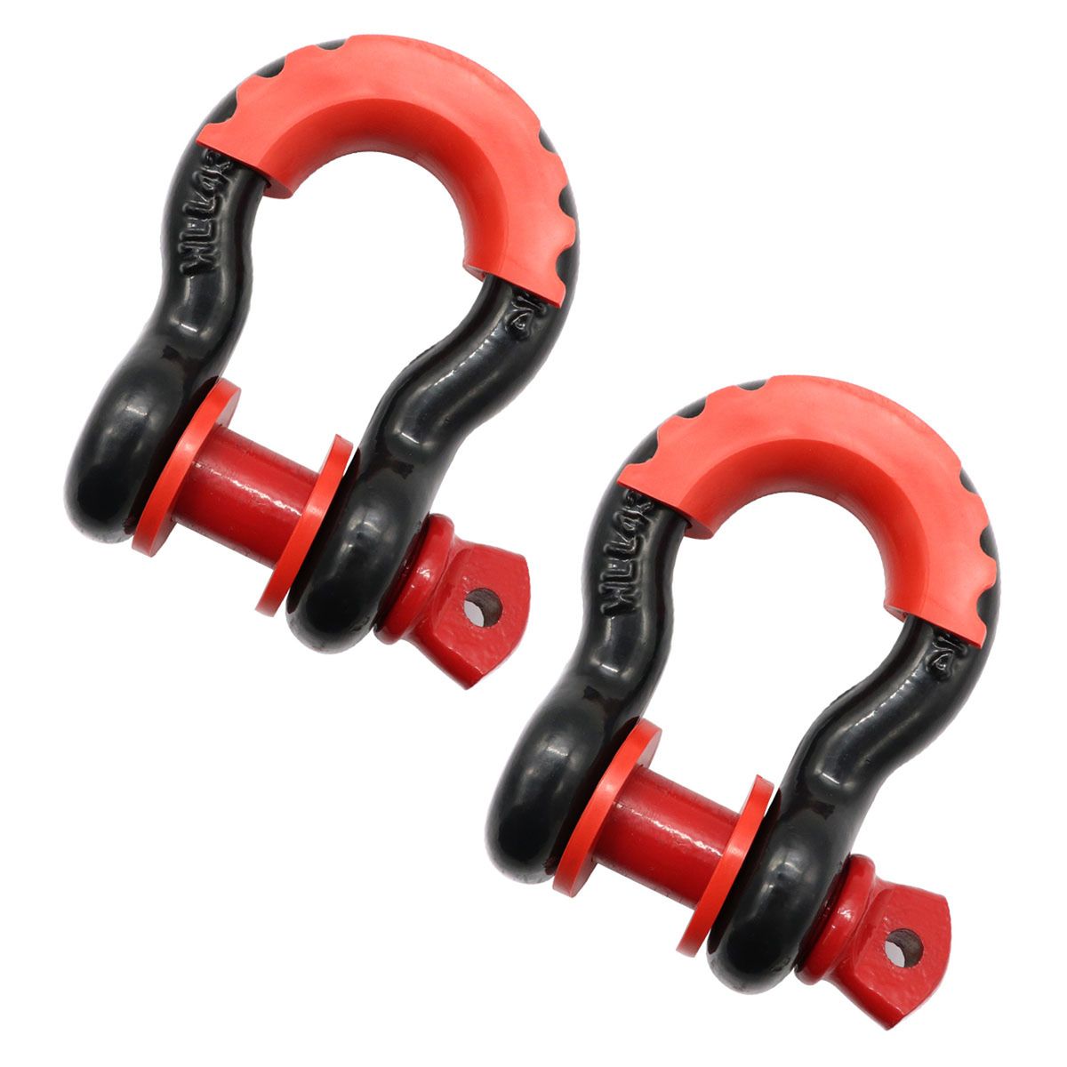 Tow Shackle Robber D Ring Bow Shackle Isolator 2 Pack Towing