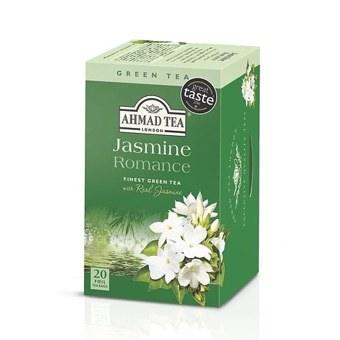 Jasmine Romance Green Tea, 20 Foil Teabags