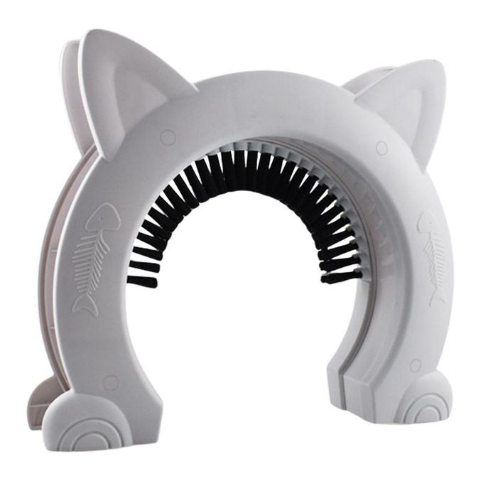 Interior Cat Door Hidden Kitten Kitty Pet Door Pass Hole Pets White