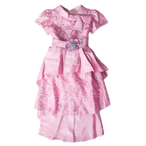 Girl&rsquo;s Party Knee Length Ball Dress - Pink
