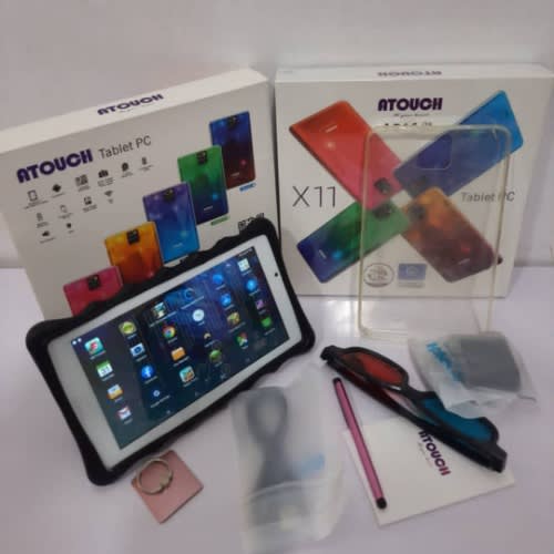 X11 Kids Learning Tablet - 32GB ROM - 3GB RAM - Dual Sim - Android 6.1 - Wifi - Black Silicon