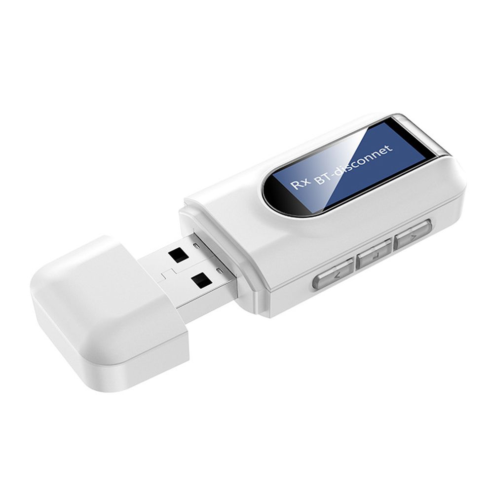 2 In 1 USB Bluetooth 5.0 Dongle 3.5mm AUX Adapter Wireless