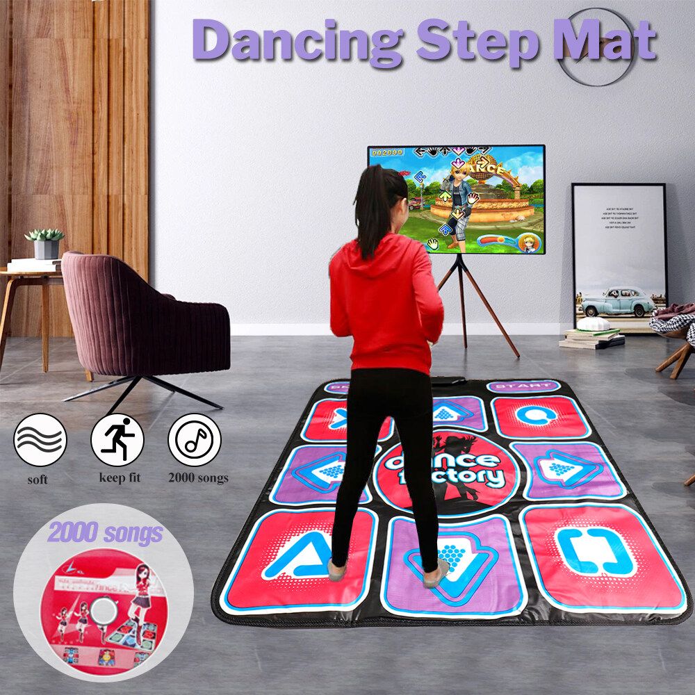 USB Non-slip Dance Mat Pad Pad Blanket Work For PC TV Video Party Household Game