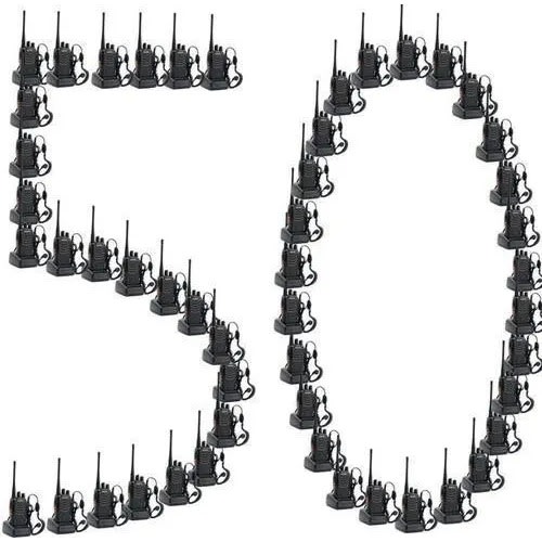 Two-way Radio Bf-888s Walkie Talkie Uhf - 5W - 16ch - 50 Pieces