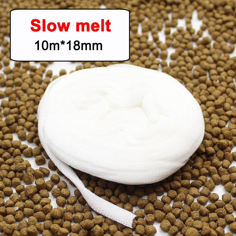 10M PVA Soluble PVA Mesh Refill Carp Fishing Feeder Fishing  Refill Hook Bait 25mm 35mm PVA Bag Fishing Accessories