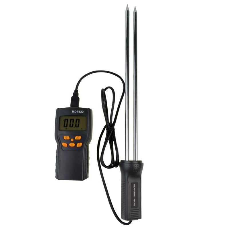 Digital Grain Moisture Temperature Meter Contains 2%-30% LCD Display Humidity Tester Wheat Corn Rice Moisture Probe MeasureTools