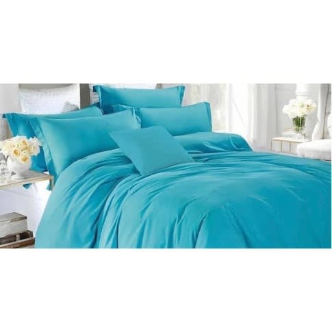 Plain Blue Duvet Cover