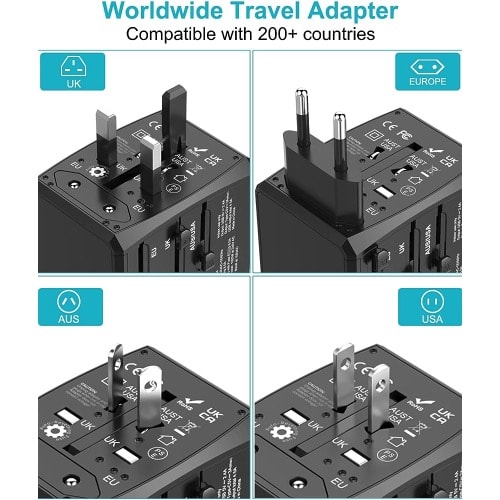Universal Travelers Adapter Charger - 800w