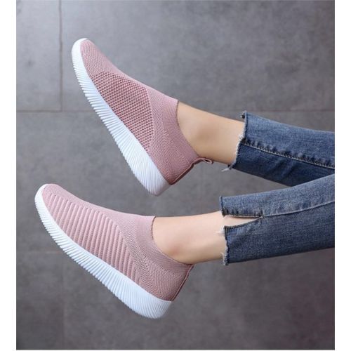 Women Running Sneakers Breathable Mesh Socks Shoes