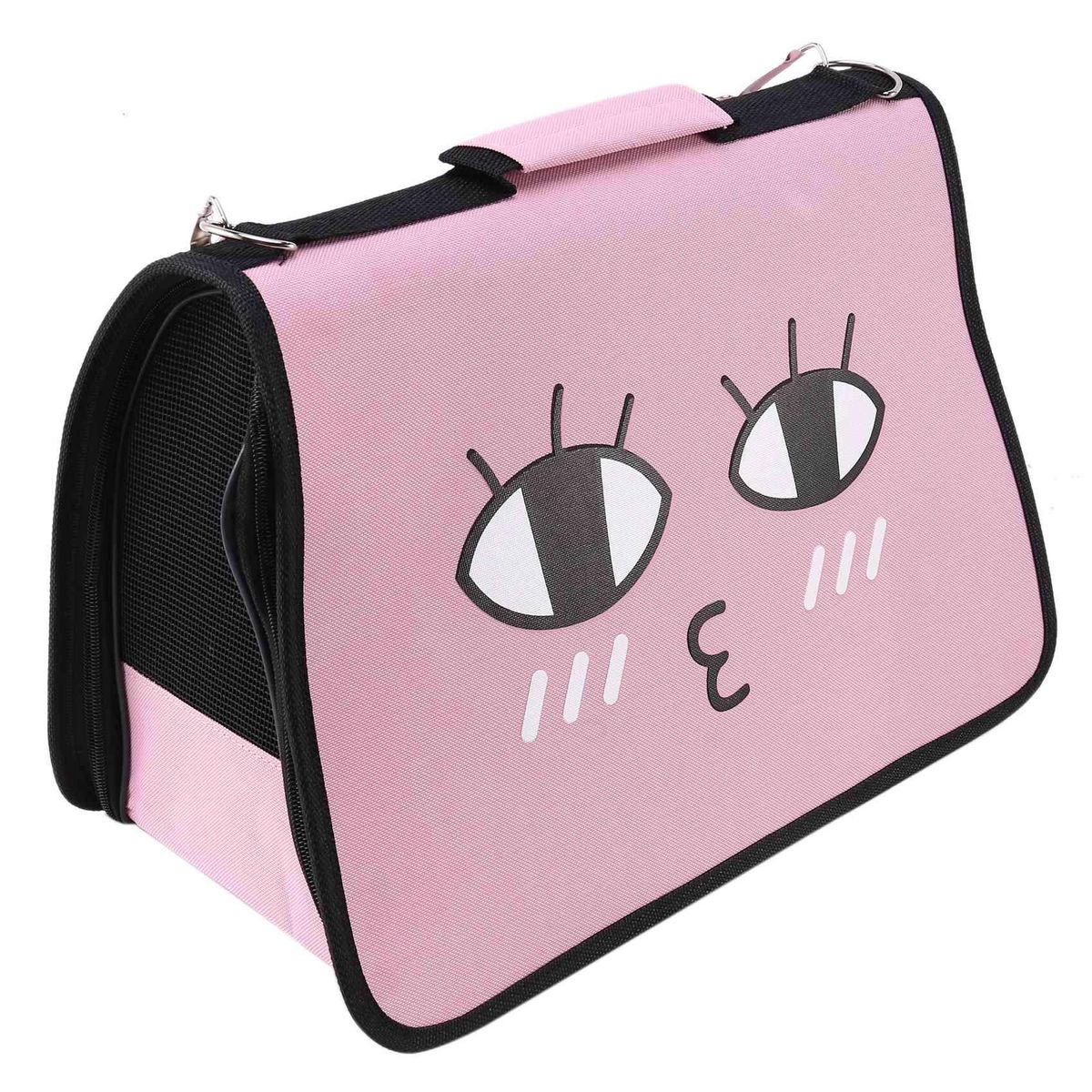 Pet Messenger Bag Tote Cat and Dog Shoulder Bag Foldable Breathable Pet Tote