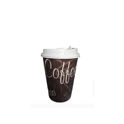Paper Coffee  Cups With Lids - 50Pcs - 8oz