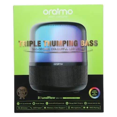 Thumping Bass Obs-72d Soundflow Wireless Bluetooth Speaker 360