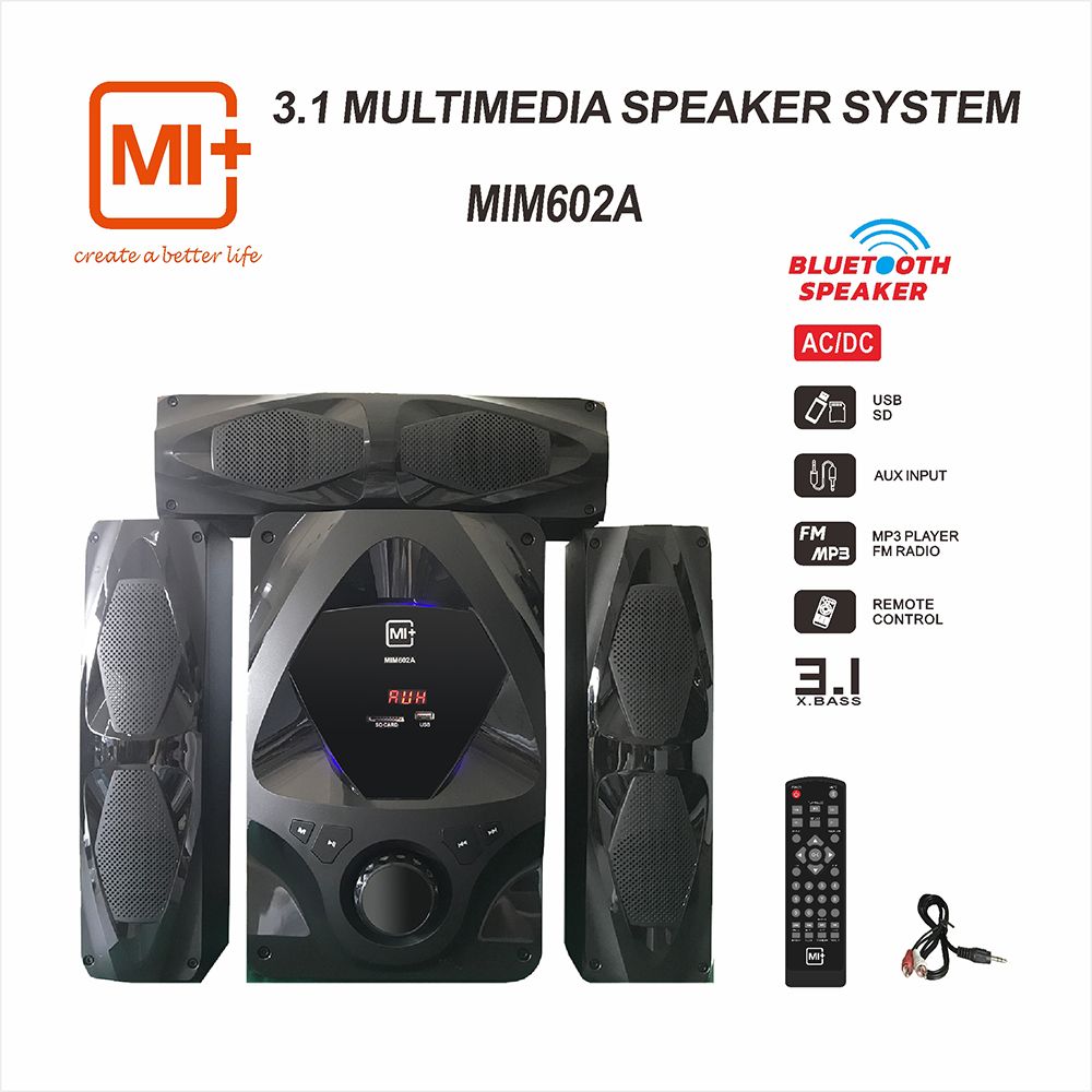MIM602A 145Watts Bluetooth Multimedia Speakers Home Theater