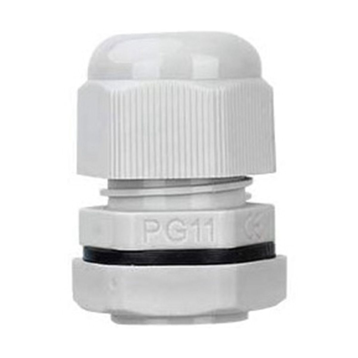 PG11 Cable Glands White Waterproof Cable Glands 30Pcs