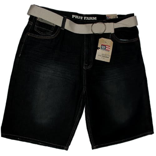 Denim Shorts - Black