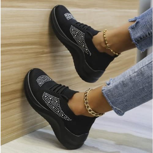 Ladies' Sneakers - Black
