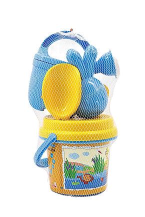 Kikaninchen Bucket Set, Blue And Yellow
